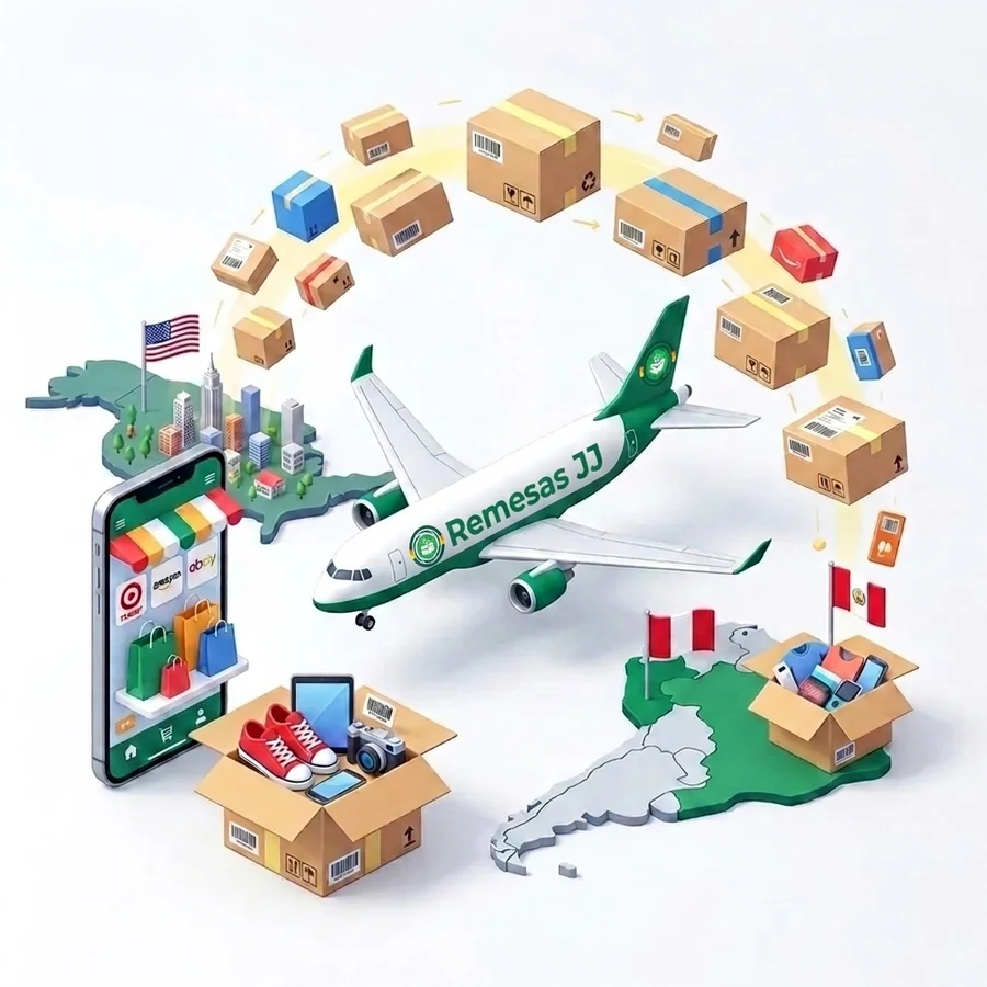 Compras en USA entregadas en Perú con Remesas JJ